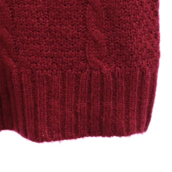 TORTE トルテ 長袖 オフタートル ニット M ボルドー セーター レディース