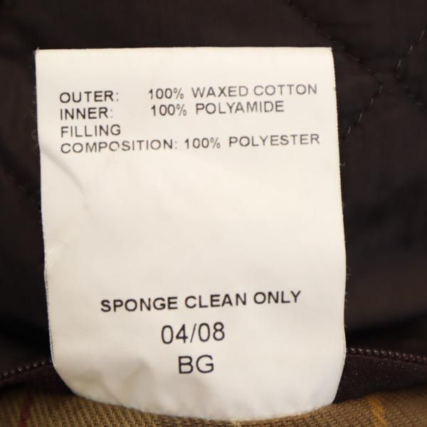 Barbour バブアー SAPPER オイルドジャケット L ブラウン ワックス メンズ