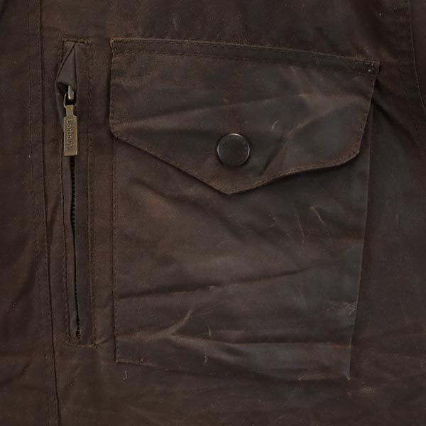 Barbour バブアー SAPPER オイルドジャケット L ブラウン ワックス メンズ