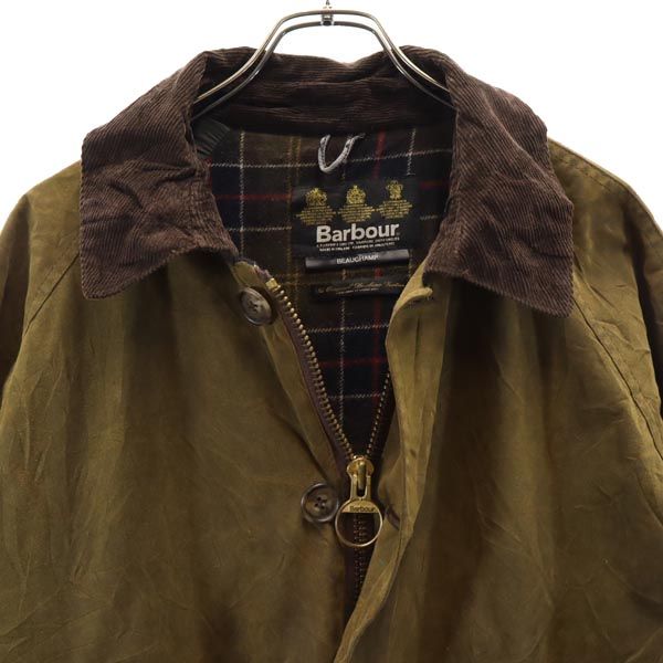 バブアー BEAUCHAMP ビューチャンプ オイルドジャケット C44 カーキブラウン Barbour ワックス メンズ