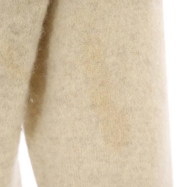 NEVADA ネバダ カシミヤ100％ 7分袖 クルーネック ニット F ベージュ セーター レディース