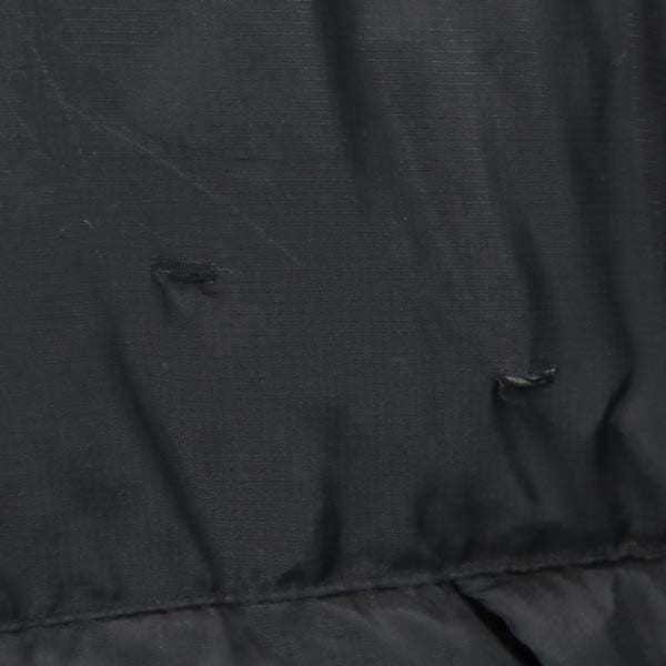 FILA フィラ ダウンジャケット M ブラック系 ロゴ 刺繍 メンズ