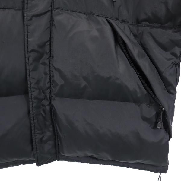 FILA フィラ ダウンジャケット M ブラック系 ロゴ 刺繍 メンズ