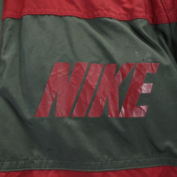 NIKE ナイキ リバーシブル ダウンジャケット M グリーン／えんじ メンズ