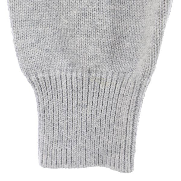 KINASHI CYCLE 木梨サイクル 長袖 コットン ニット L グレー系 セーター ロゴ メンズ