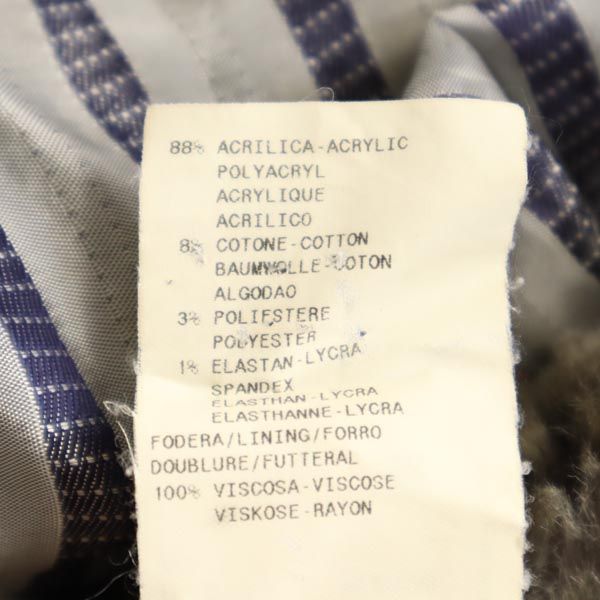 Emporio Armani エンポリオアルマーニ フェイクファー ジャケット 38 グレー系 レディース