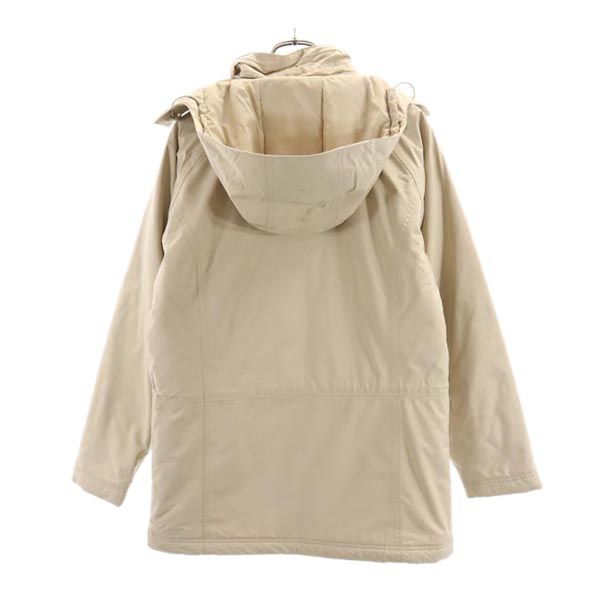 L.L.Bean エルエルビーン アウトドア 中綿ジャケット S ベージュ フード レディース