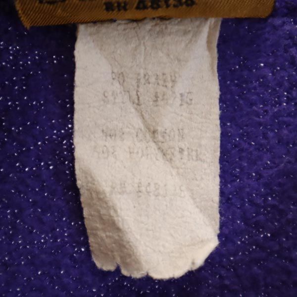 アスレチックザデプト 90s オールド プリント 長袖 スウェット トレーナー L パープル系 athletic dept 裏起毛 メンズ