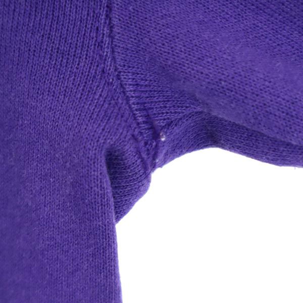 アスレチックザデプト 90s オールド プリント 長袖 スウェット トレーナー L パープル系 athletic dept 裏起毛 メンズ