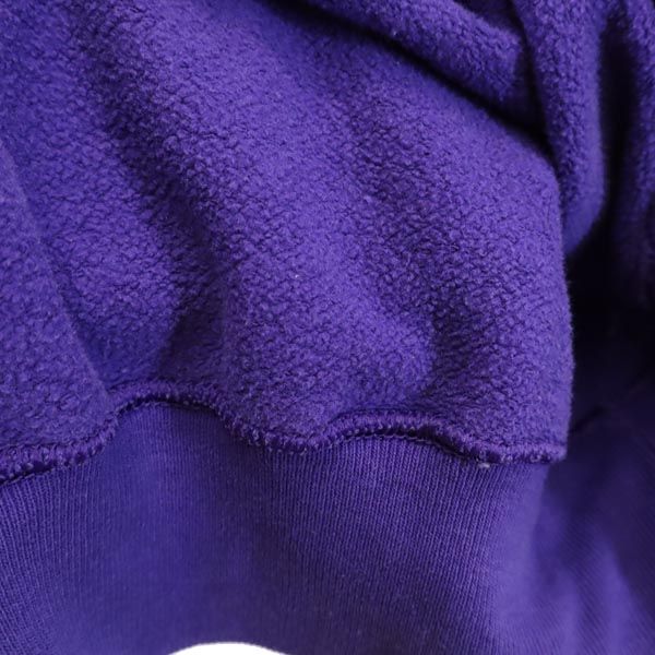 アスレチックザデプト 90s オールド プリント 長袖 スウェット トレーナー L パープル系 athletic dept 裏起毛 メンズ