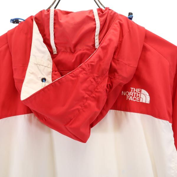 ノースフェイス NPO1132 長袖 アウトドア ナイロンジャケット S レッド×ホワイト×ブルー THE NORTH FACE メンズ