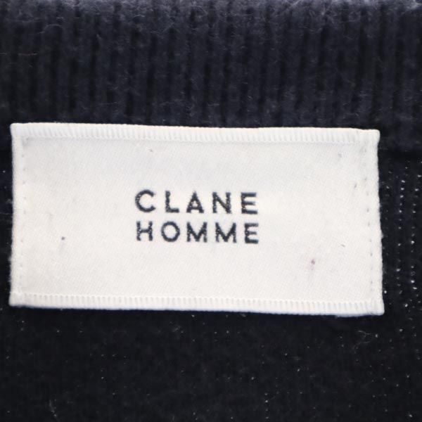 CLANE HOMME クラネオム 長袖 セーター 1 ネイビー系 ニット メンズ
