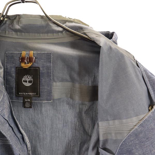WATERPROOF ウォータープルーフ ジップジャケット XL ブルー系 メンズ