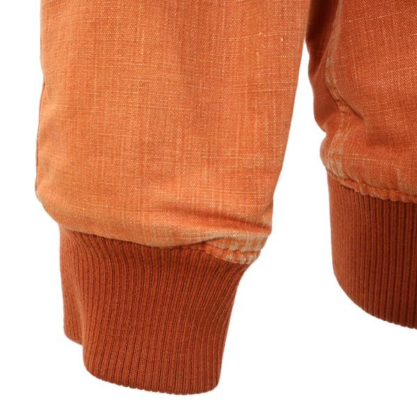 ジョンブル デニムジャケット L オレンジ系 Johnbull フード メンズ