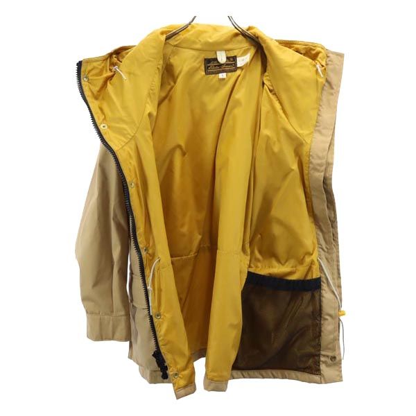 Eddie Bauer エディーバウアー 80s 黒タグ ヴィンテージ フーディジャケット S ブラウン系 メンズ