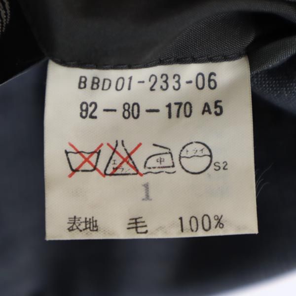 Burberrys バーバリーズ 90s ウール100％ オールド チェック 長袖 テーラードジャケット 82-80-170 グレー系 メンズ