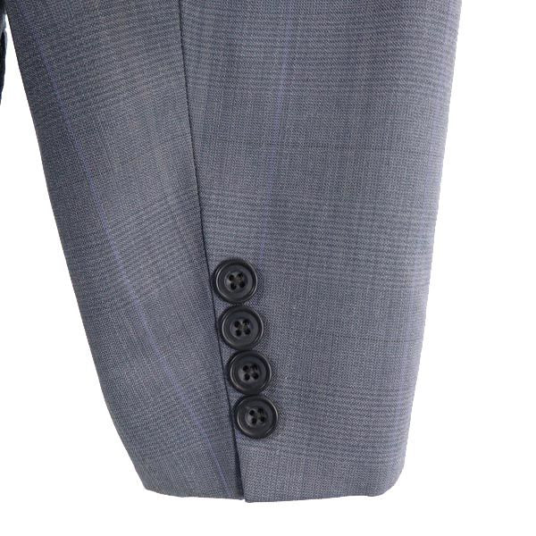 Burberrys バーバリーズ 90s ウール100％ オールド チェック 長袖 テーラードジャケット 82-80-170 グレー系 メンズ