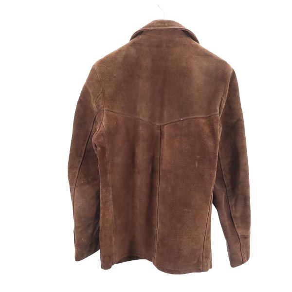ショット USA製 レザージャケット 36 ブラウン schott メンズ