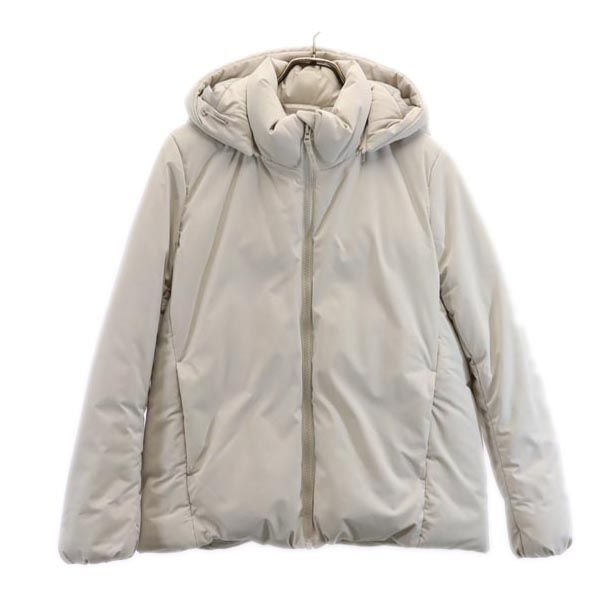 UNIQLO ユニクロ ハイブリッド ダウンパーカー L ライトグレー レディース