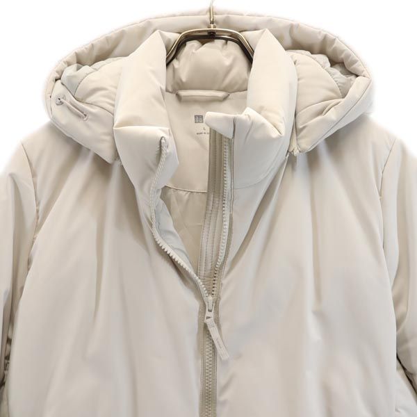 UNIQLO ユニクロ ハイブリッド ダウンパーカー L ライトグレー レディース