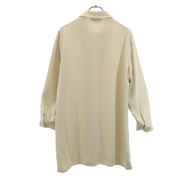 DIANA GALLESI ディアナガレッジ イタリア製 長袖 ロングシャツ ベージュ レディース