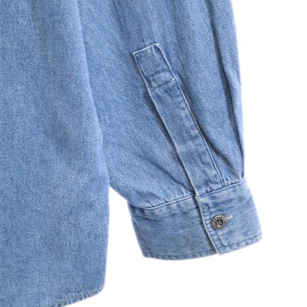 ミッソーニ スポーツ 長袖 デニムシャツ L MISSONI SPORT 刺繍 メンズ