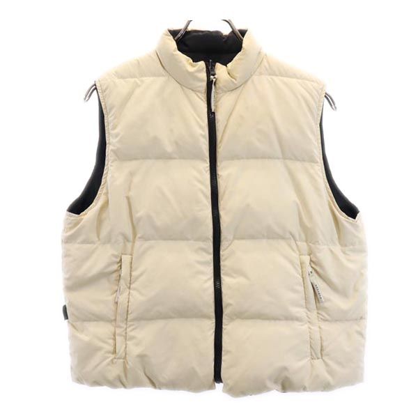 WEEKENDS ウィークエンド リバーシブル 中綿 ベスト 40 ベージュ/黒 レディース