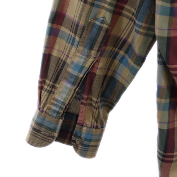 ペンドルトン USA製 チェック柄 長袖 ボタンダウンシャツ M PENDLETON メンズ