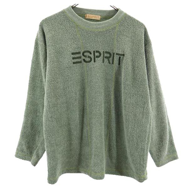 ESPRIT エスプリ 長袖 トレーナー M グリーン系 メンズ