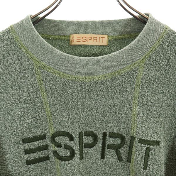 ESPRIT エスプリ 長袖 トレーナー M グリーン系 メンズ