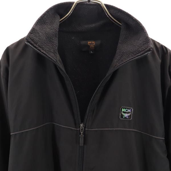 エムシーエム ブルゾン L ブラック MCM 裏フリース メンズ