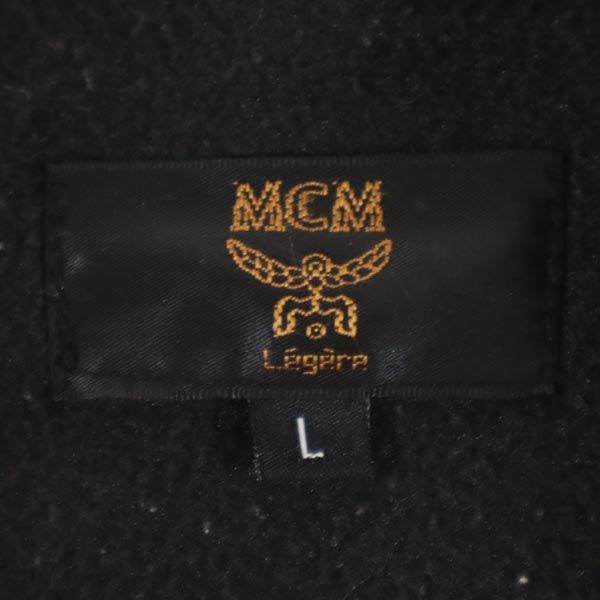 エムシーエム ブルゾン L ブラック MCM 裏フリース メンズ