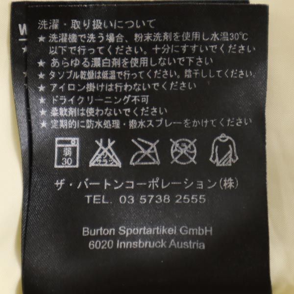 BURTON バートン スノーボード ジャケット L ゴールド レディース