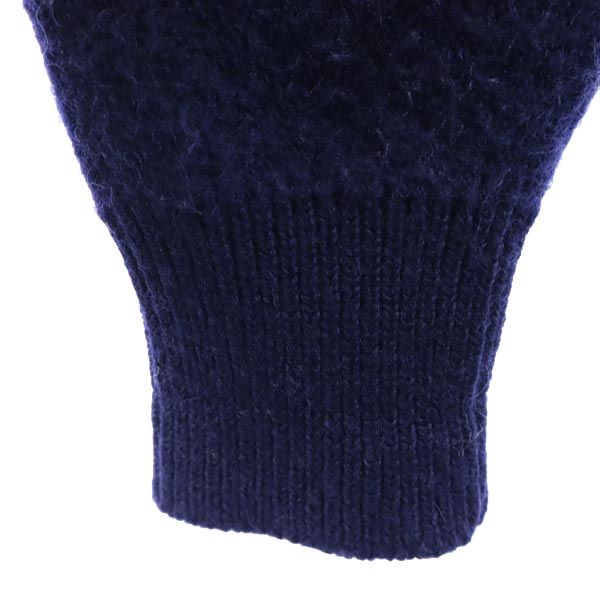 LACOSTE ラコステ 長袖 Vネック ウールブレンド セーター 2 ネイビー ニット メンズ