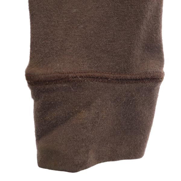 PAUL SMITH PINK ポールスミスピンク 日本製 刺繍 長袖 スウェット ジップジャケット M ブラウン ロゴ レディース