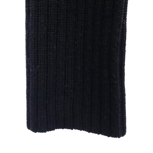 Y's ワイズ ウール100％ 長袖 タートルネック セーター 2 ブラック ニット レディース