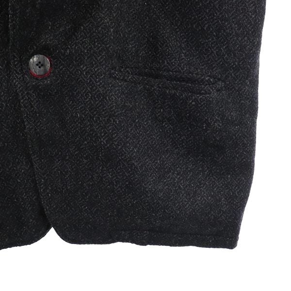 ツイードジャケット ブラック系 メンズ