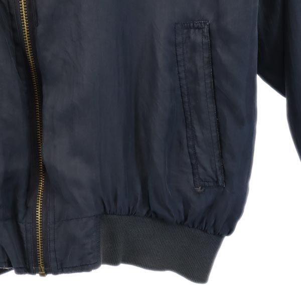 SILK CLUB シルククラブ シルク ブルゾン FF1 ネイビー メンズ