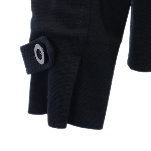 23ku 23区 ノーカラー ジャケット 38 ブラック レディース