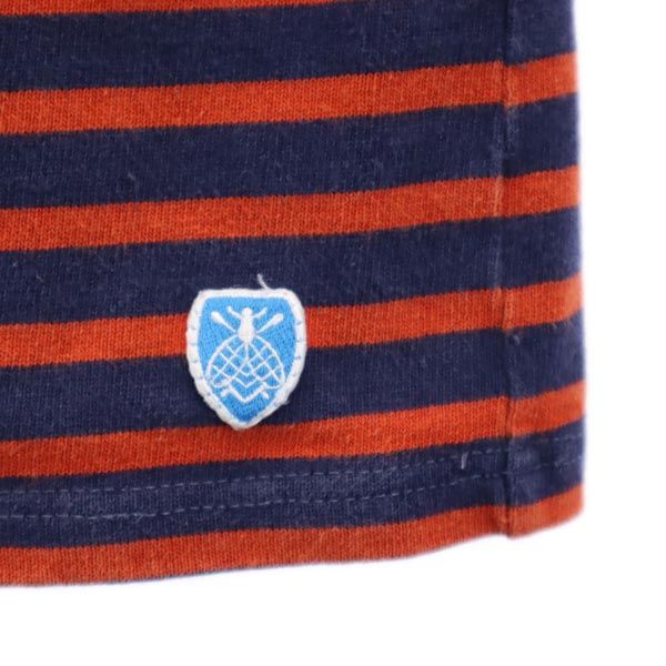 ORCIVAL オーシバル フランス製 ボーダー柄 7分袖 Tシャツ 2 ネイビー カットソー レディース