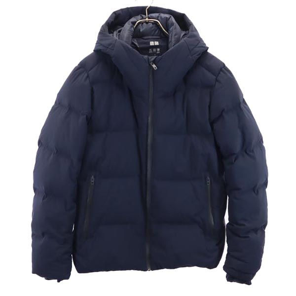 UNIQLO ユニクロ シームレス ダウンパーカー L ネイビー メンズ