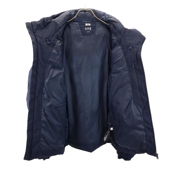 UNIQLO ユニクロ シームレス ダウンパーカー L ネイビー メンズ