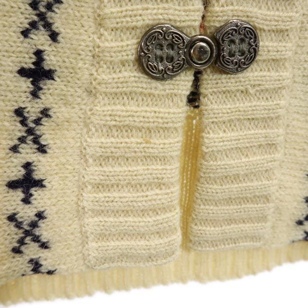 gim ジム ウール 長袖 ニット カーディガン M ベージュ系 メンズ