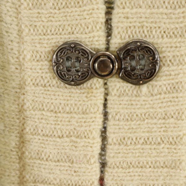 gim ジム ウール 長袖 ニット カーディガン M ベージュ系 メンズ