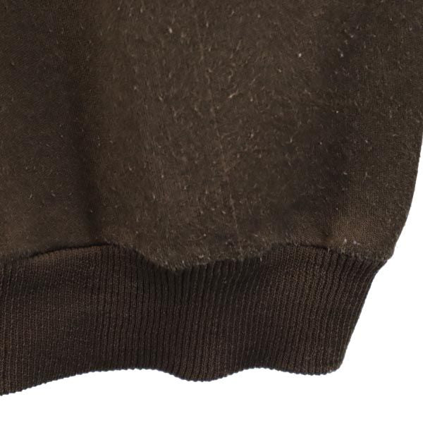 EAST GERMANY ARMY 東ドイツ軍 ヴィンテージ トレーニング 長袖 ハーフジップ トレーナー ブラウン系 スウェット メンズ