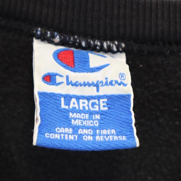 Champion チャンピオン スウェット トレーナー L ブラック メンズ