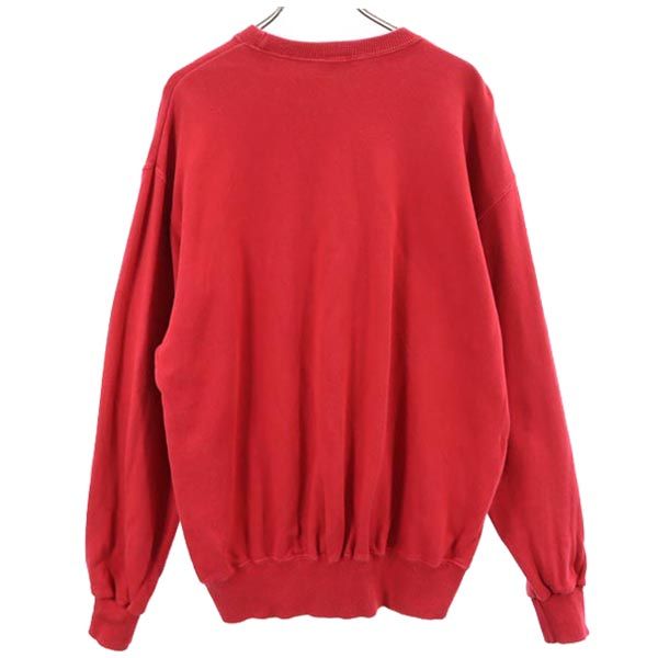 ellesse エレッセ プリント 長袖 トレーナー M レッド系 スウェット メンズ