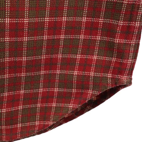 THE NORTH FACE ノースフェイス アウトドア NT26302 長袖 チェックシャツ S レッド系 メンズ