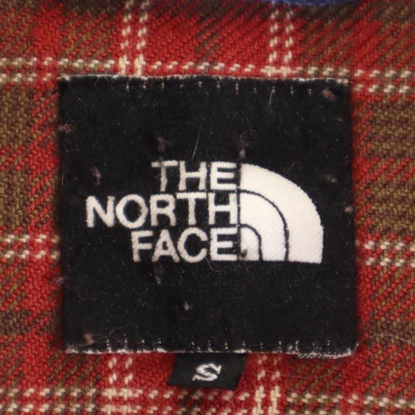 THE NORTH FACE ノースフェイス アウトドア NT26302 長袖 チェックシャツ S レッド系 メンズ