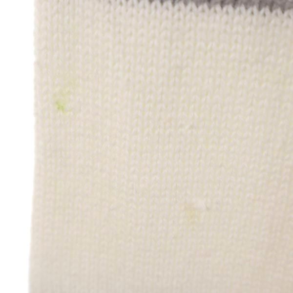 TOMMY HILFIGER トミーヒルフィガー 90s オールド フラッグタグ ボーダー柄 長袖 ニット セーター M グレー メンズ